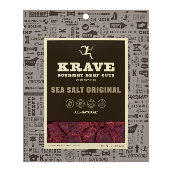 Krave Amplify Gourmet Sea Salt Beef Cuts, PK8 _6000210-KV - main